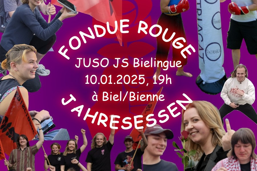 Fondue Rouge - Jahresessen